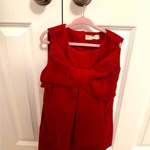 Red Bow Christmas Dress